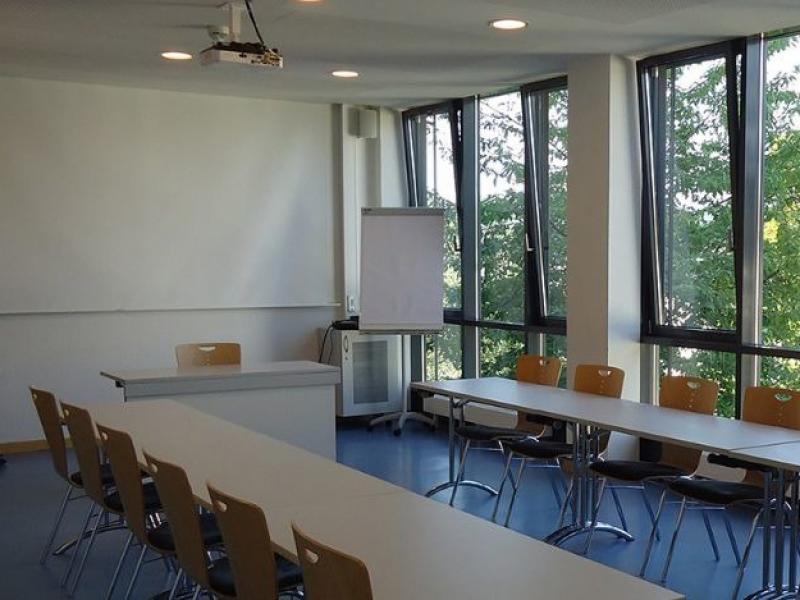 Ein Seminarraum der Jugendherberge Stuttgart International